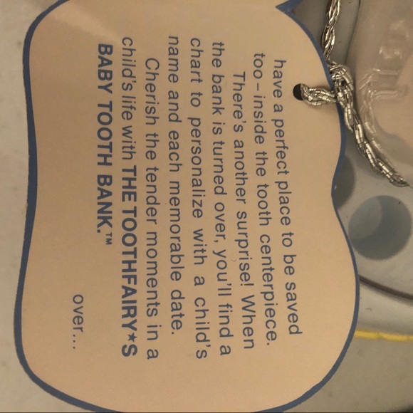 Vintage New The Tooth Fairy’s Baby Tooth Bank new in box - Picture 5 of 8